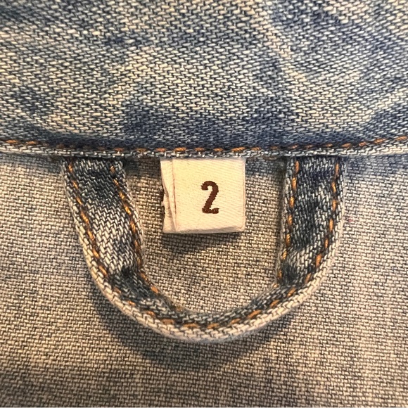 Vintage Joie Denim Button-Up 100% Cotton Dress Size 2, EUC - Picture 7 of 10